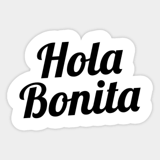 Hola Bonita Sticker